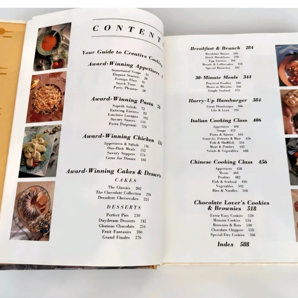 Creative Cooking‎ Hardcover Delicious Recipes With Beautiful Appealing Pictures